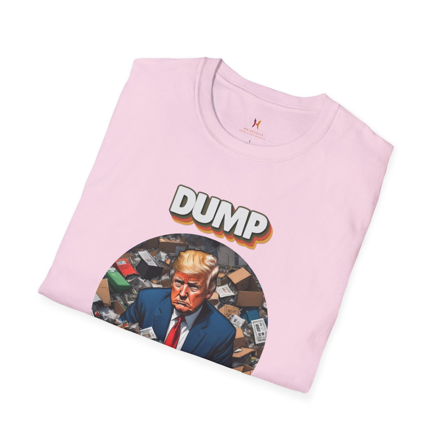 Humorous Unisex T-Shirt - "Dump Trump" Statement Tee for Political Activism and Casual Wear