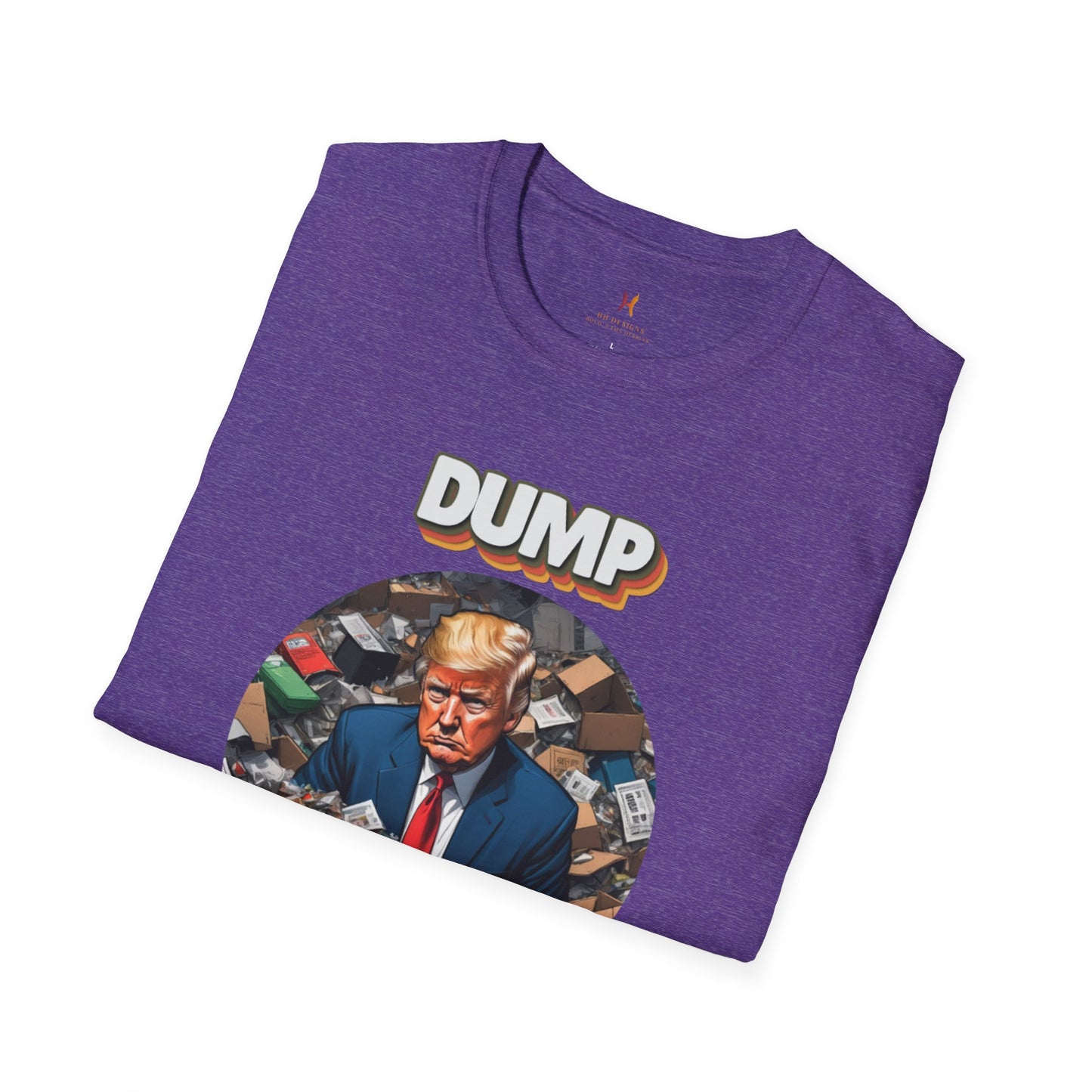Humorous Unisex T-Shirt - "Dump Trump" Statement Tee for Political Activism and Casual Wear