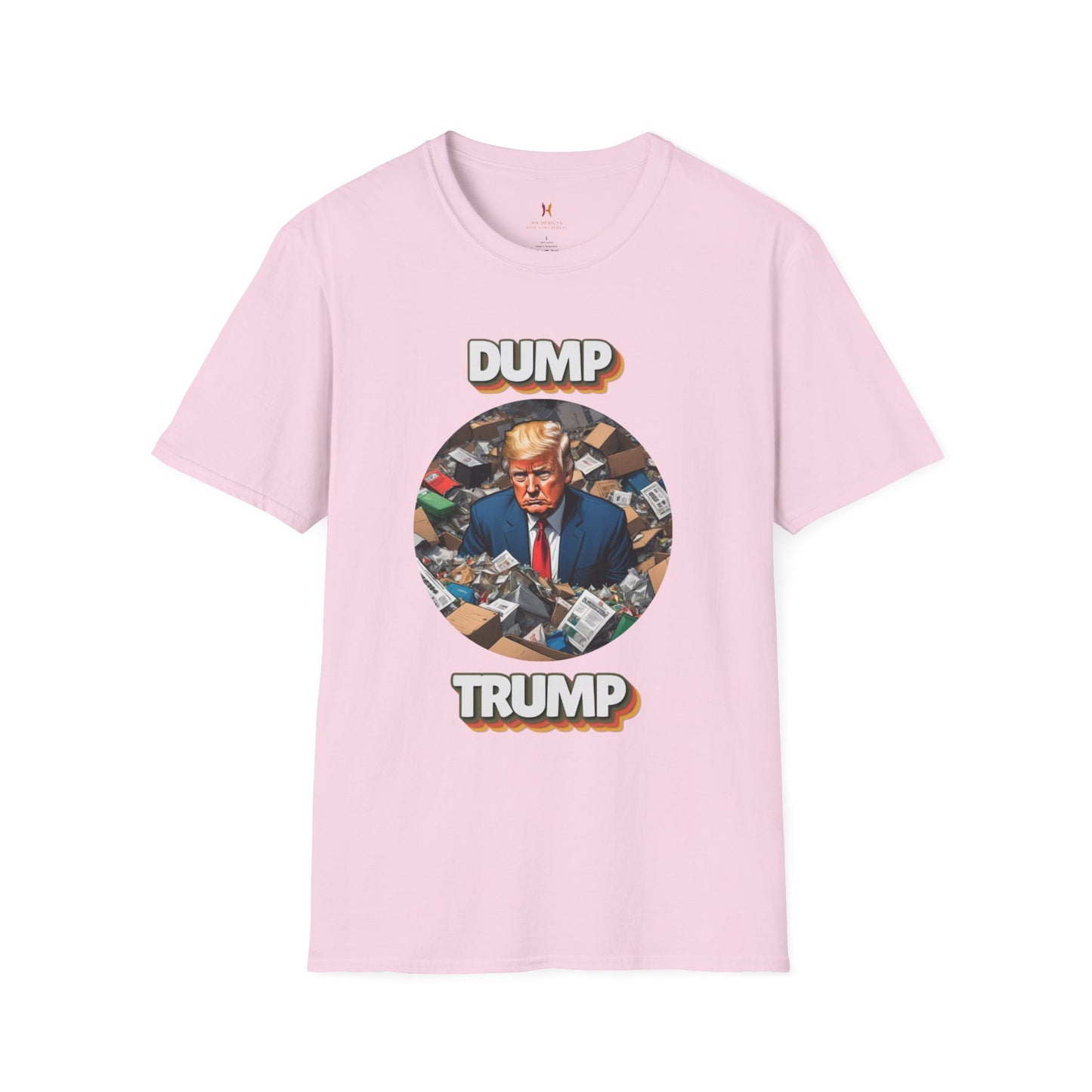 Humorous Unisex T-Shirt - "Dump Trump" Statement Tee for Political Activism and Casual Wear