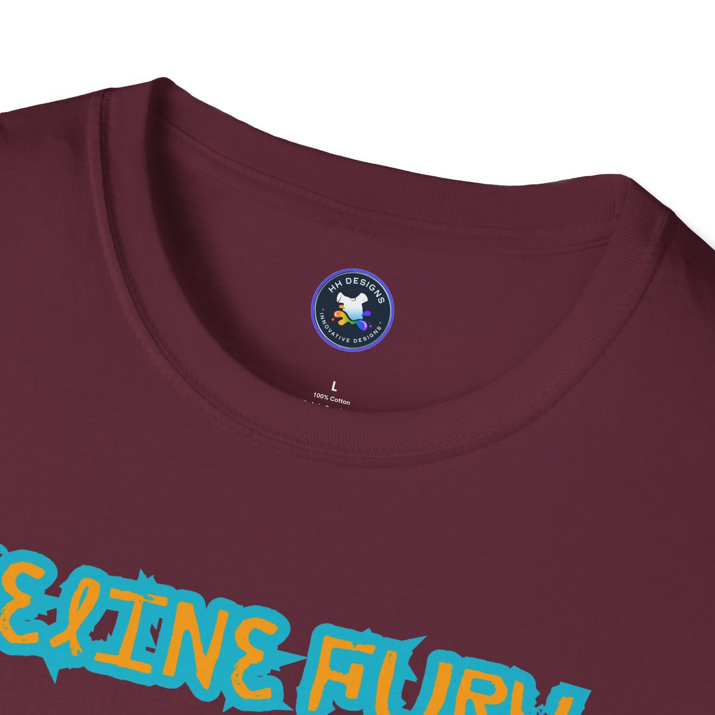 Funny Cat T-Shirt - 'Feline Fury Beware' Unisex Softstyle Tee