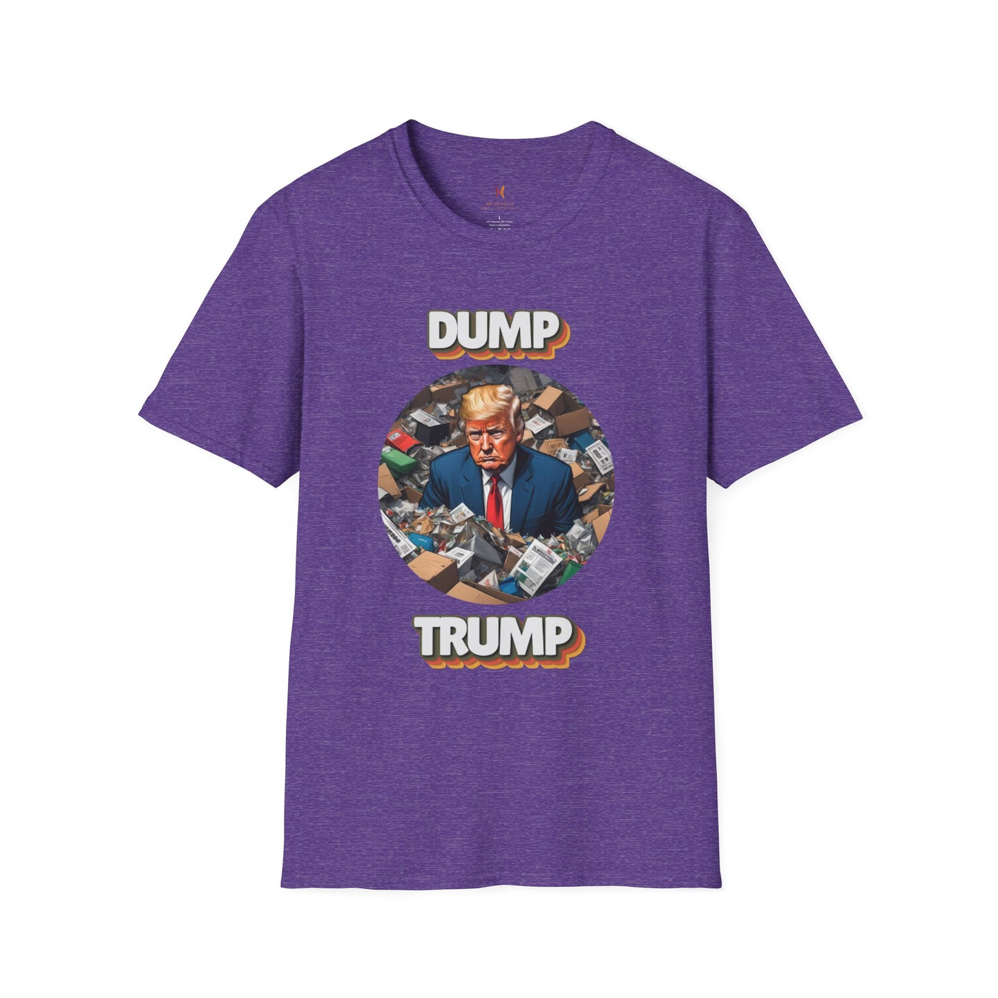 Humorous Unisex T-Shirt - "Dump Trump" Statement Tee for Political Activism and Casual Wear