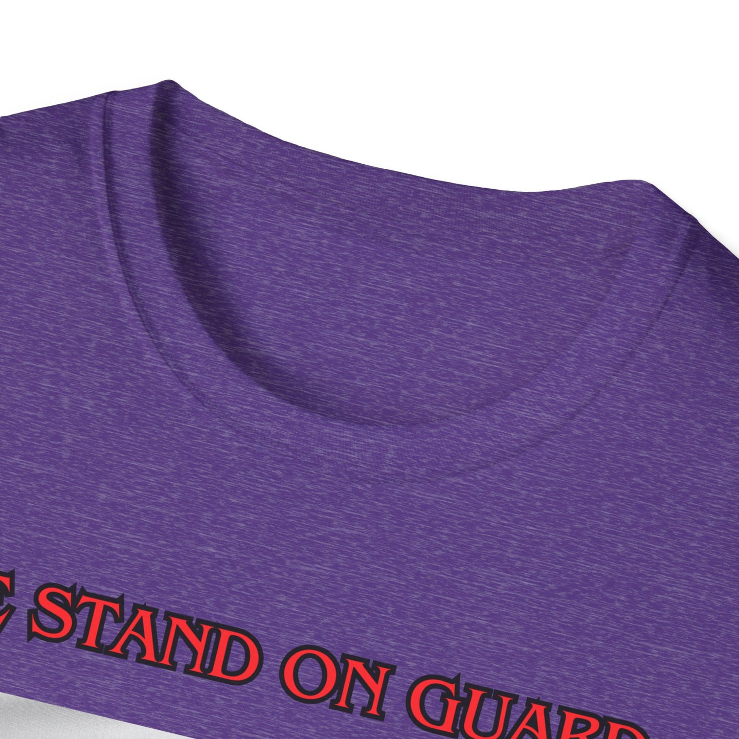 Canadian Cat Officer T-Shirt - We Stand on Guard for Thee