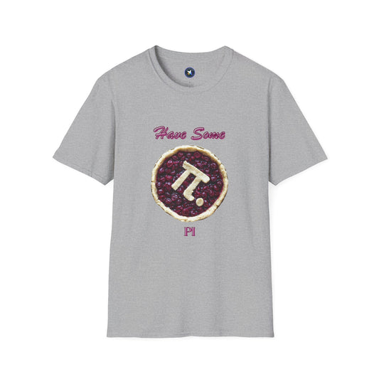 Fun Pi Day Unisex Softstyle T-Shirt - "Have Some Pi" Graphic Tee