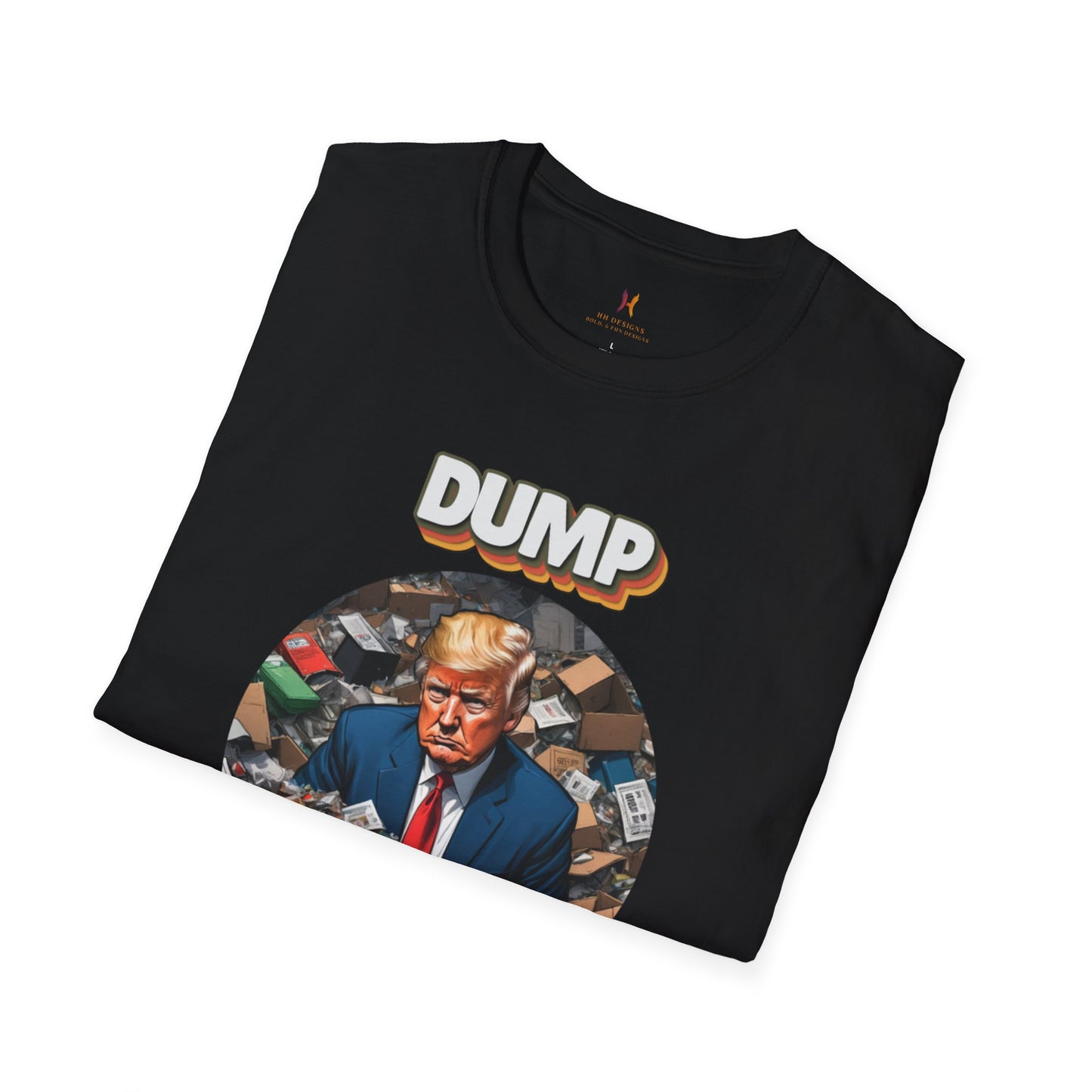 Humorous Unisex T-Shirt - "Dump Trump" Statement Tee for Political Activism and Casual Wear