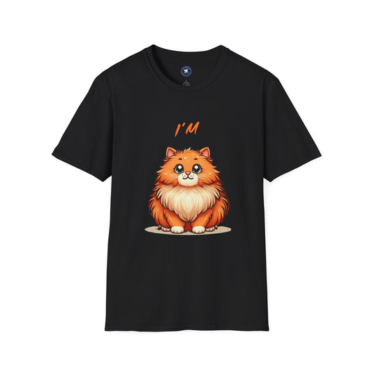 Purrfect Cat Graphic T-Shirt - I'm An Asshole