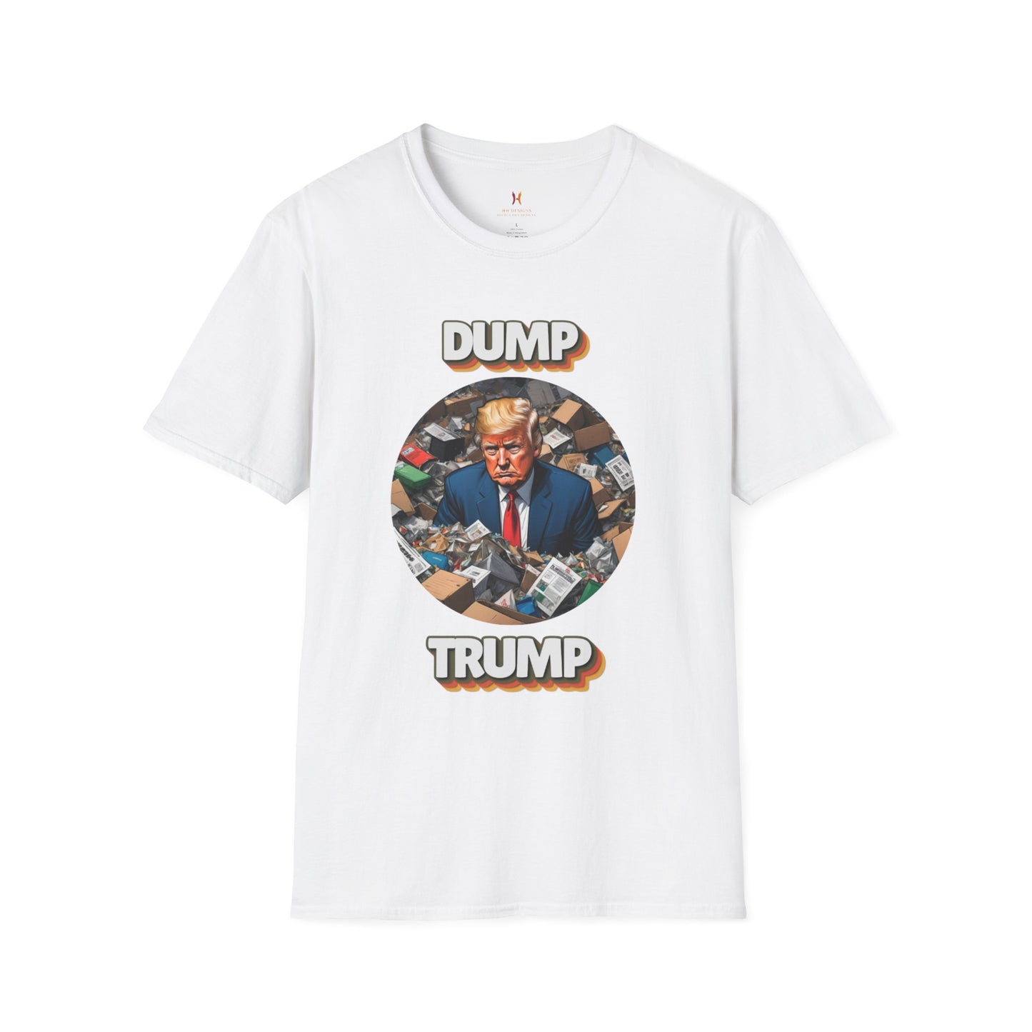 Humorous Unisex T-Shirt - "Dump Trump" Statement Tee for Political Activism and Casual Wear