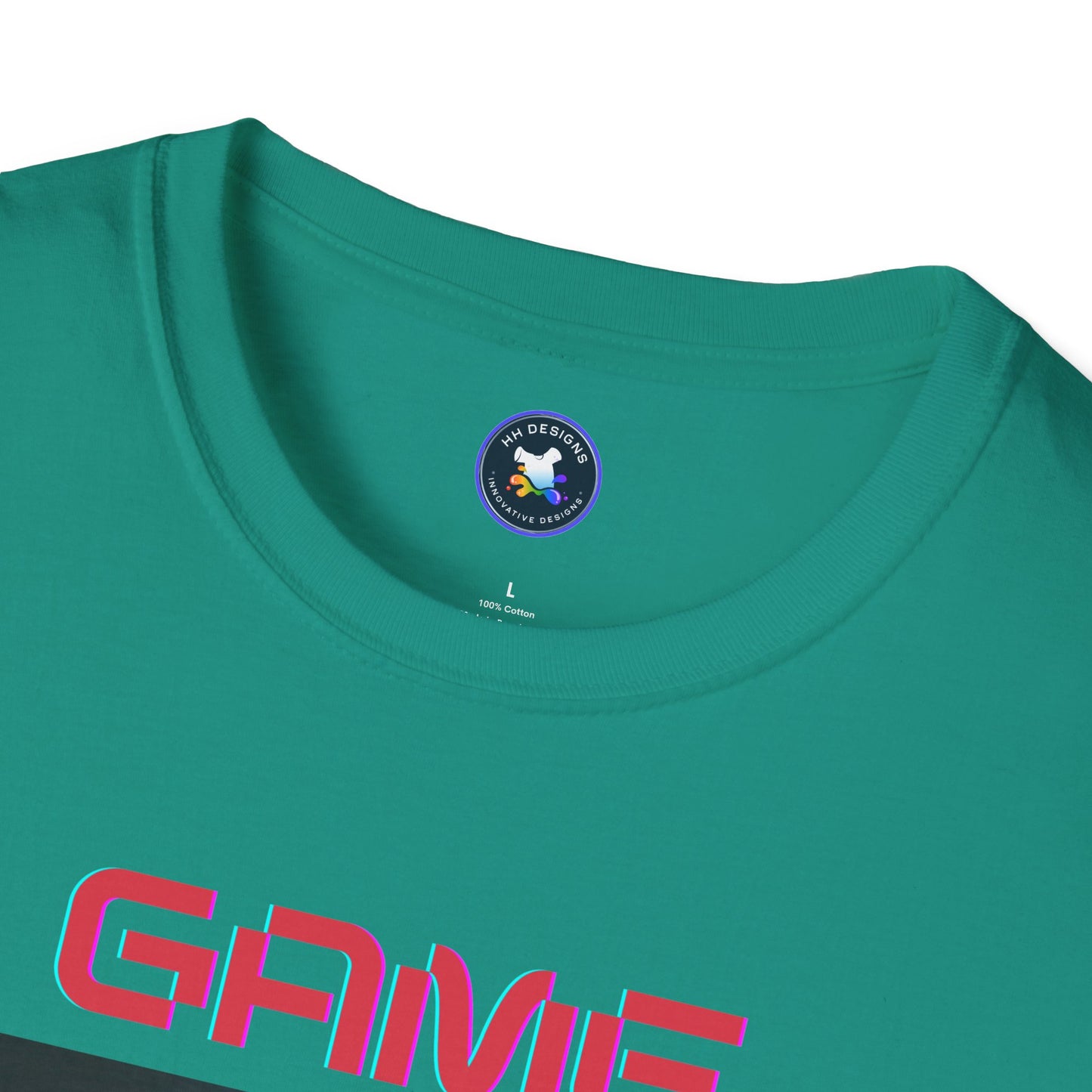 Game Over Unisex Softstyle T-Shirt - Fun Gamer Tee for Casual Wear