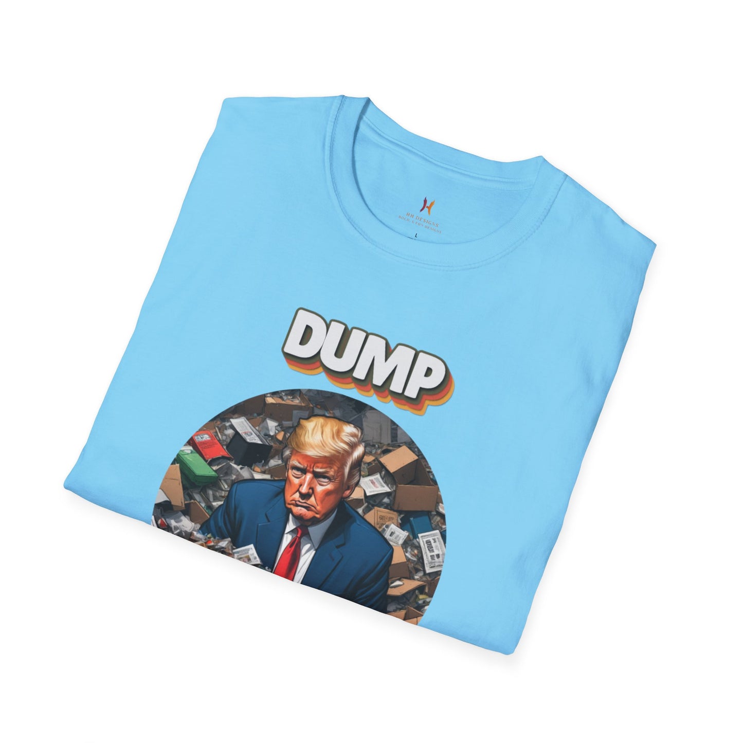 Humorous Unisex T-Shirt - "Dump Trump" Statement Tee for Political Activism and Casual Wear