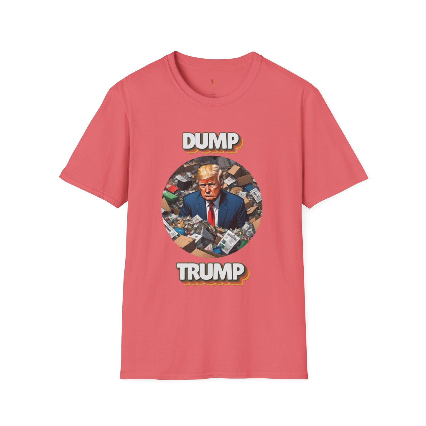 Humorous Unisex T-Shirt - "Dump Trump" Statement Tee for Political Activism and Casual Wear
