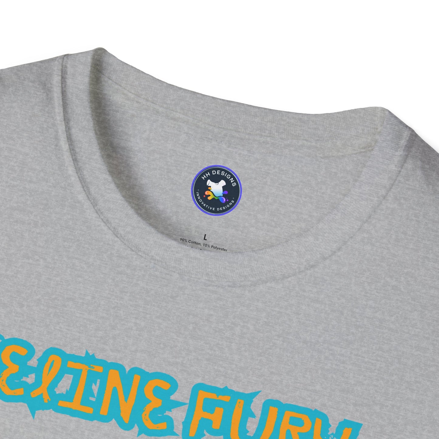 Funny Cat T-Shirt - 'Feline Fury Beware' Unisex Softstyle Tee