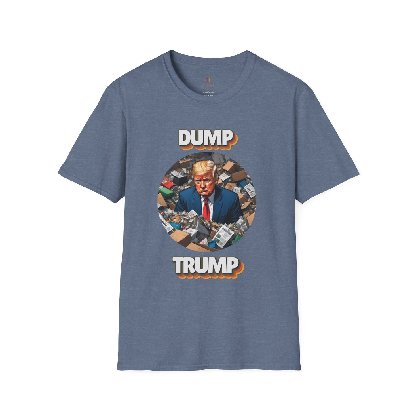 Humorous Unisex T-Shirt - "Dump Trump" Statement Tee for Political Activism and Casual Wear
